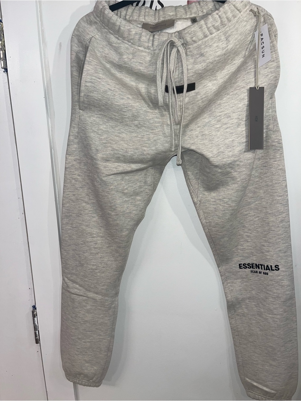 Fear of God ESSENTIALS Light Gray Men's Jogger Sweatpants